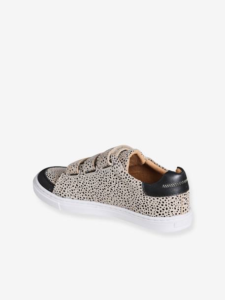 Leopard Print Trainers, for Girls printed beige 