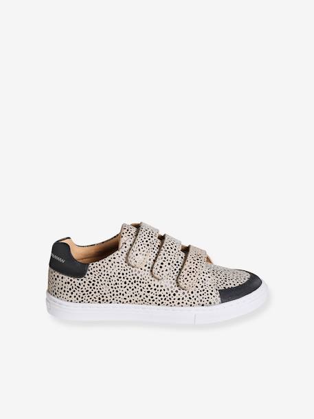 Leopard Print Trainers, for Girls printed beige 