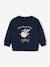 Basics Sweatshirt with Animal Motif for Babies navy blue+ochre 