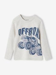 -Basics Long Sleeve Top with Fun or Graphic Motif for Boys