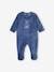 Pack of 2 'Fox' Sleepsuits in Velour for Babies blue 