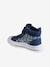 High-Top Trainers with Laces & Hook-&-Loops for Girls denim blue 