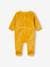 Pack of 3 Sleepsuits in Velour for Babies, BASICS camel+cappuccino+rosy 