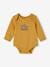 Pack of 5 Long Sleeve Bodysuits with Cutaway Shoulders, Cars curry yellow 