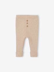 Baby-Trousers & Jeans-Adaptive Knitted Leggings for Babies