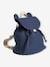 Pre-School Backpack in Cotton Gauze, Fun Ears night blue+rosy+sage green 