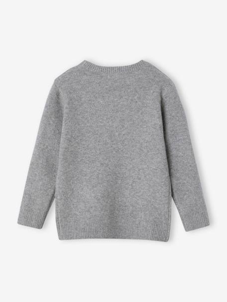 BASICS Top in Lightweight Jersey Knit, for Boys marl grey+marl white+petrol blue 