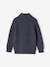 Jumper with Crossover High Neck, for Boys ecru+marl grey 