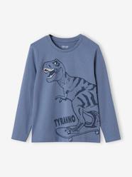 Boys-Tops-T-Shirts-Basics Long Sleeve Top with Fun or Graphic Motif for Boys