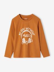 Boys-Basics Long Sleeve Top with Fun or Graphic Motif for Boys