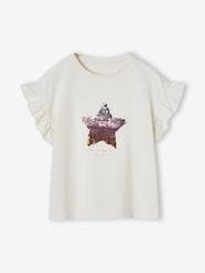 -T-shirt with Reversible Sequins for Girls