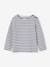 Sailor-Like Top, Long Sleeves, for Girls striped blue+striped grey+striped red 