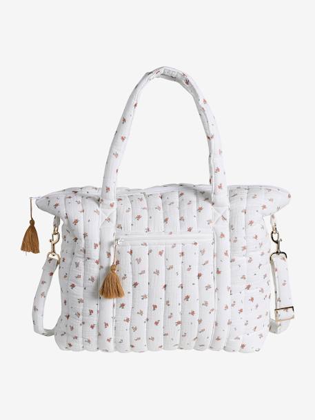 Changing Bag, Feather ecru+Ivory/Print+Light Brown/Print+printed blue+printed white+White/Print 