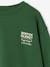 Sweatshirt with Chest Motif for Boys English green+green+pecan nut 