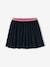 Pleated Glittery Skirt for Girls navy blue 