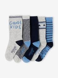 Boys-Underwear-Socks-Pack of 5 Pairs of "Cool Kids" Socks for Boys