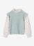 Jumper with Cotton Gauze Sleeves for 2-in-1 Effect, for Girls grey green+vanilla 