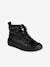 High-Top Trainers with Laces & Zips for Girls black 