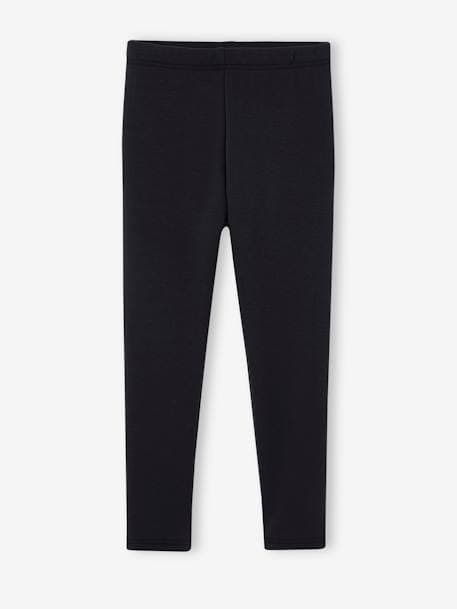 Fleece Lined Leggings for Girls black+blush+navy blue 