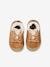 Lace-Up Pram Shoes with Fur Lining, for Babies camel 