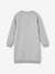 Basics Dress in Fleece for Girls emerald green+marl grey+navy blue+pale pink 