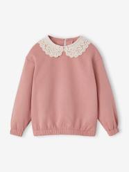 Top with Fancy Macramé Collar for Girls