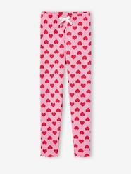 Girls-Printed Rib Knit Leggings, for Girls