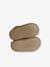 Lace-Up Pram Shoes with Fur Lining, for Babies camel 