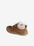 Lace-Up Pram Shoes with Fur Lining, for Babies camel 