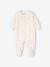 Pack of 3 Velour Sleepsuits, Special Opening for Newborns, for Babies aqua green+dusky pink+golden yellow 