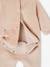 Pack of 3 Sleepsuits in Velour for Babies, BASICS camel+cappuccino+rosy 