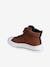 High-Top Hook-&-Loop Trainers for Children brown 