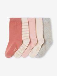 Pack of 5 Pairs of Socks for Girls