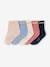 Pack of 5 Pairs of Socks with Scintillating Details for Baby Girls, BASICS rose 