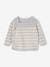 Striped Jumper in Cotton for Babies marl beige+sky blue 