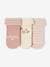 Pack of 2 Pairs of 'adorable' Socks for Baby Girls dusky pink 