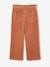 Wide Corduroy Paperbag Trousers for Girls cinnamon+fir green+mauve 