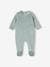 Pack of 3 Sleepsuits in Velour for Babies, BASICS camel+cappuccino+rosy 