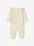 Floral Sleepsuit with Ruffles & Back Opening for Babies ecru 