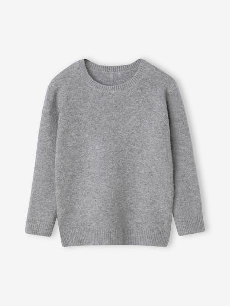 BASICS Top in Lightweight Jersey Knit, for Boys marl grey+marl white+petrol blue 