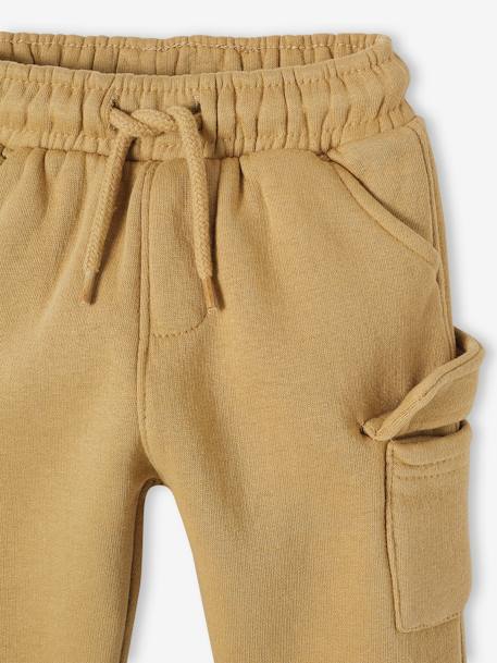 Cargo-Type Fleece Trousers for Babies anthracite+beige+khaki 