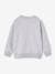 Graffiti Sweatshirt with Round Neckline for Boys marl grey+night blue 