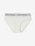 Pack of 5 'Happy everyday' Briefs for Girls marl grey 