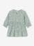 Ruffled Dress in Cotton Gauze, for Girls old rose+sage green 