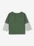 Long Sleeve Top with Layered Look, for Babies fir green 