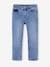 WIDE Hip, Slim Leg MorphologiK Jeans, for Girls deep blue+denim grey+medium blue 