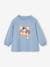 3/4 Sleeve Top for Girls, 'Girl's Gang' sky blue 