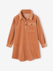 Corduroy Shirt-Dress for Girls