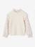 Jumper with Cotton Gauze Sleeves for 2-in-1 Effect, for Girls grey green+vanilla 