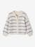 Soft Knit Cardigan for Girls aubergine+marl pink+vanilla 